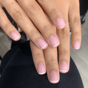 manicure at nail technology course