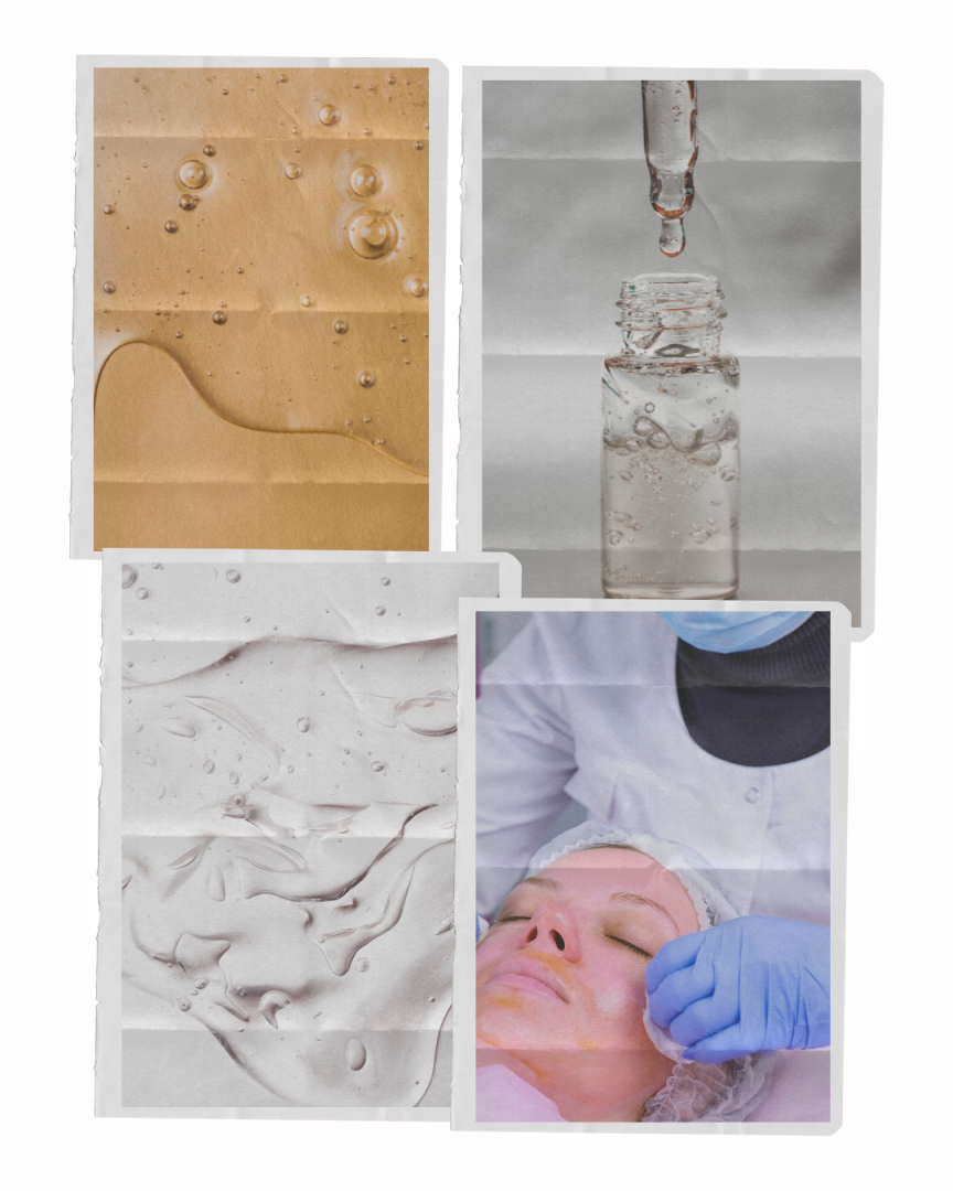 chemical skin peels collage